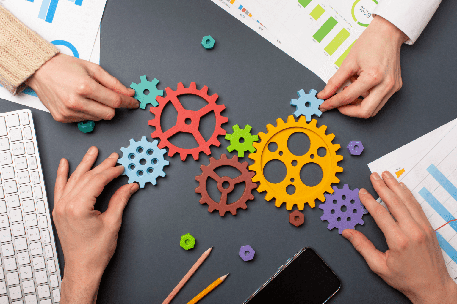 Worktivity verimlilik takibi paneli: ekip performansı karşılaştırması
